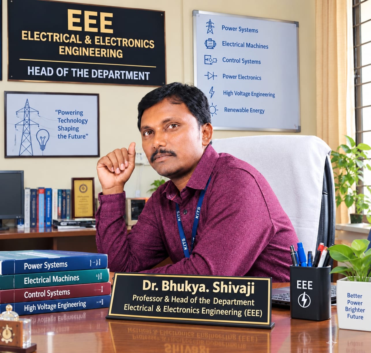 B. Shivaji, Head of the Department of Electrical and Electronics Engineering